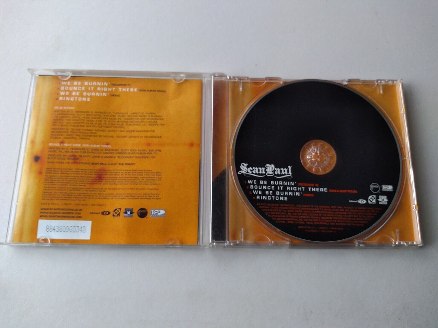 Sean Paul - We Be Burnin' (2005) CD single