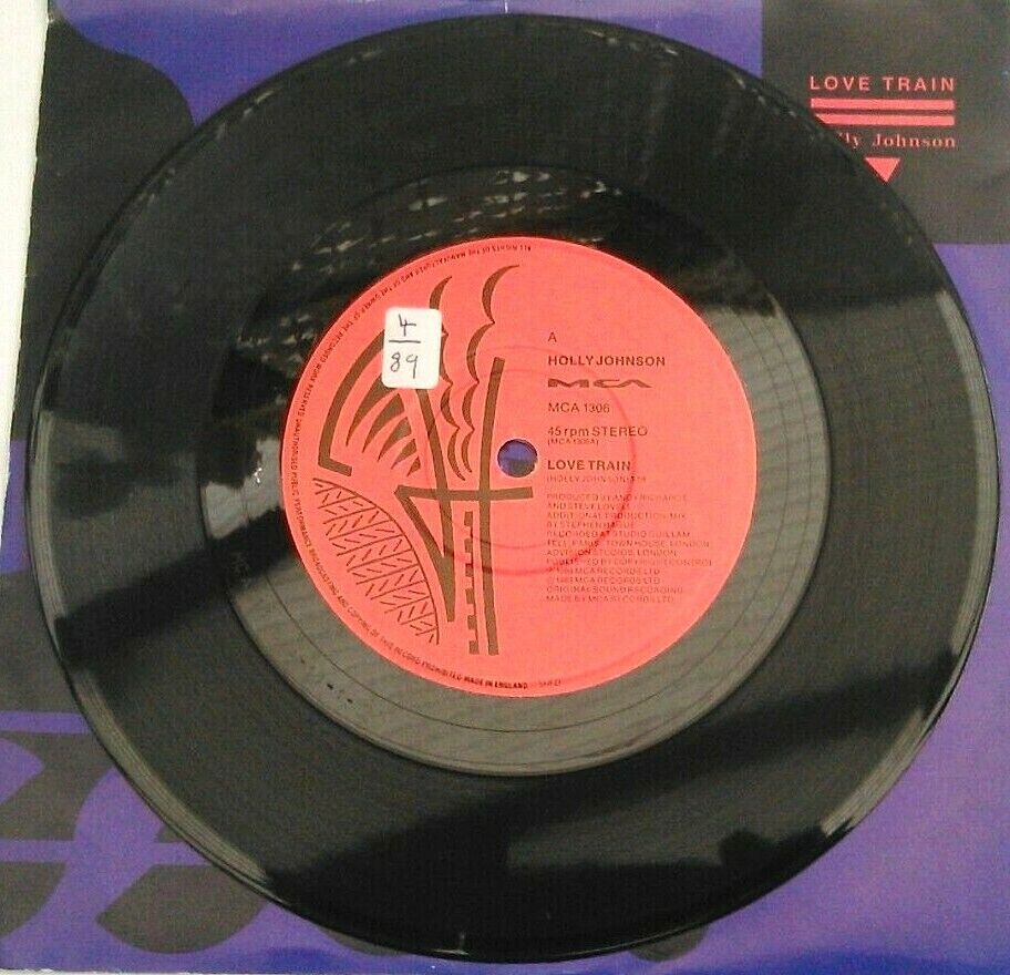 Holly Johnson - Love Train (MCA, 1989) 7" vinyl P/S single VG/VG