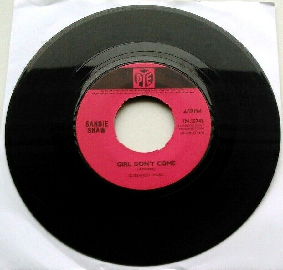 Sandie Shaw - I'd Be Far Better Off Without You (Pye, 1964) 7" vinyl single VG/-