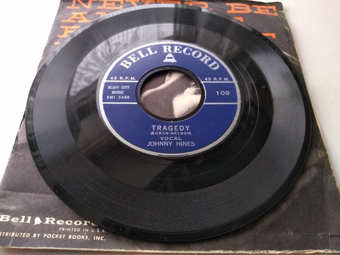 Tommy Lynch - Never Be Anyone Else But You (Bell 1959) 7" vinyl US single VG/G+