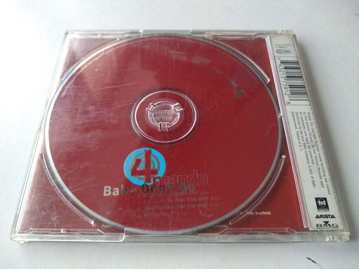 4Mandu - Baby Don't Go (1996) CD single