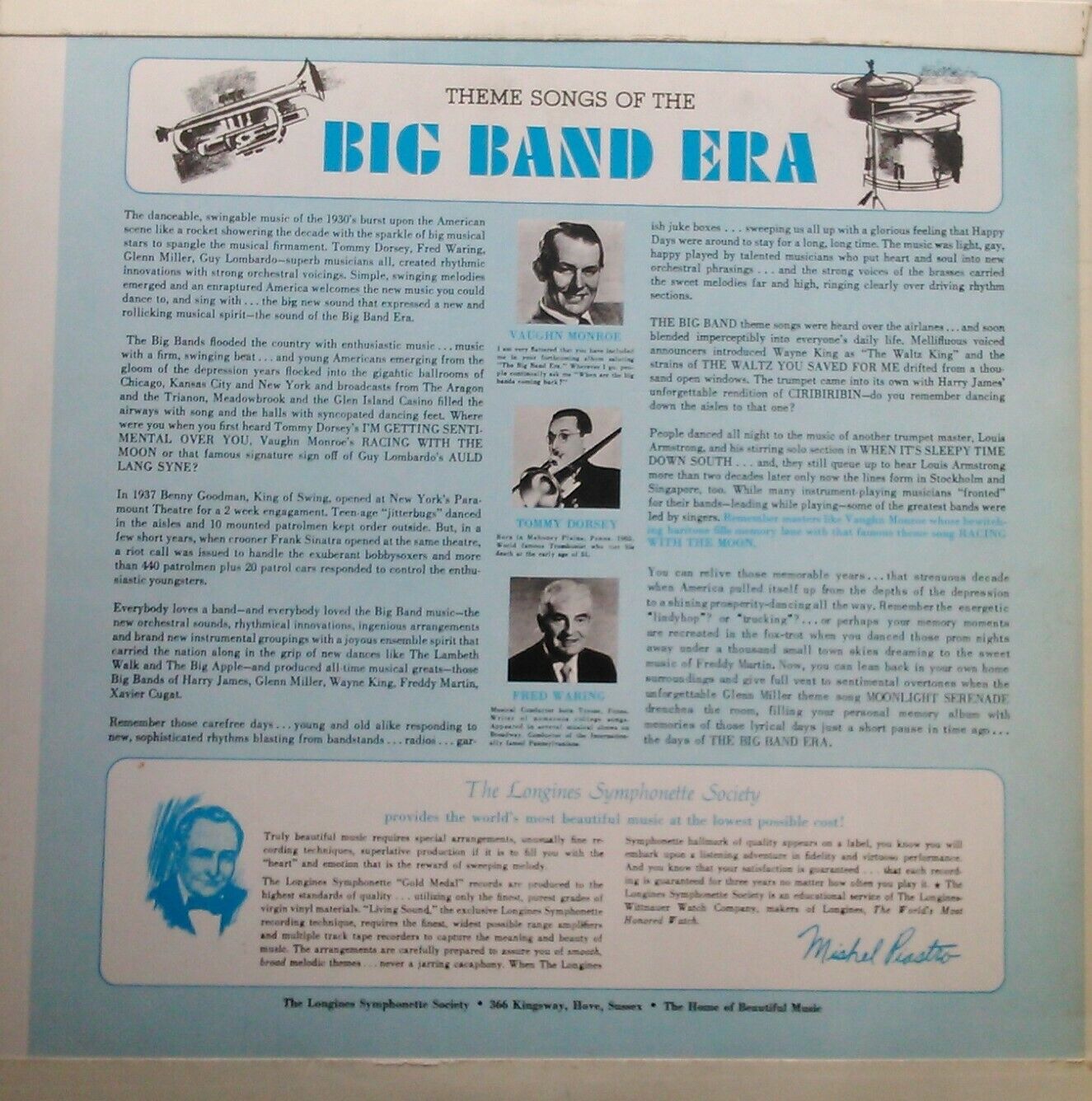 Various - Theme Songs Of The Big Band Era (LSS, 1966) 12" vinyl LP VG/VG