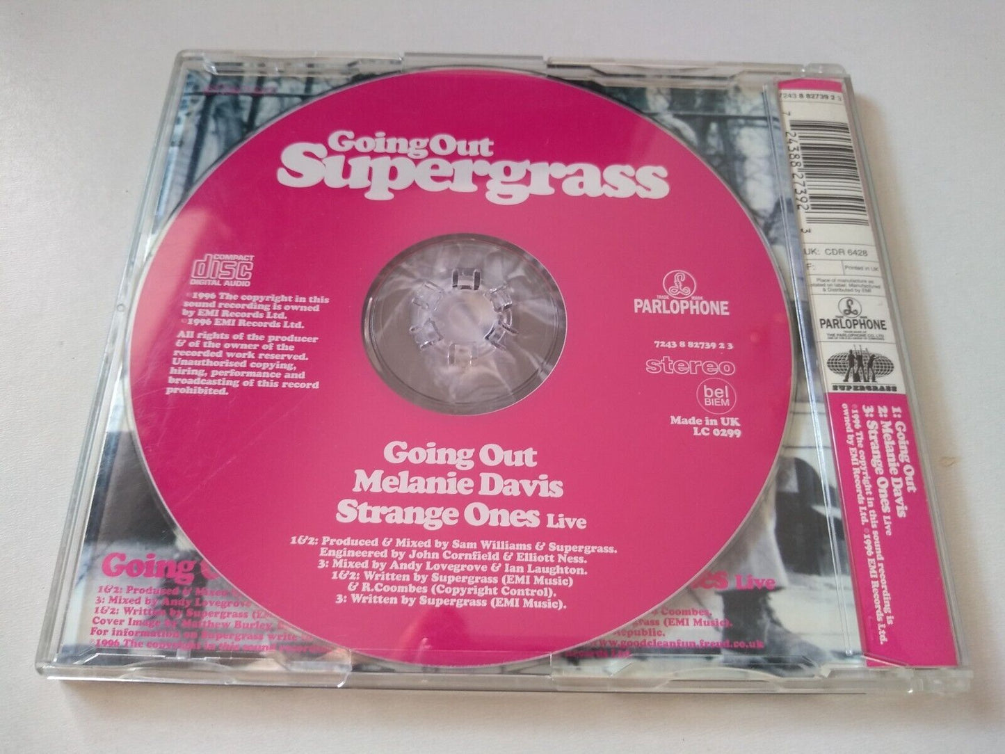 Supergrass - Going Out (1996) CD single