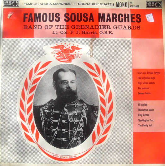 Band Of The Grenadier Guards - Famous Sousa Marches (Decca 1960) 12" vinyl LP VG