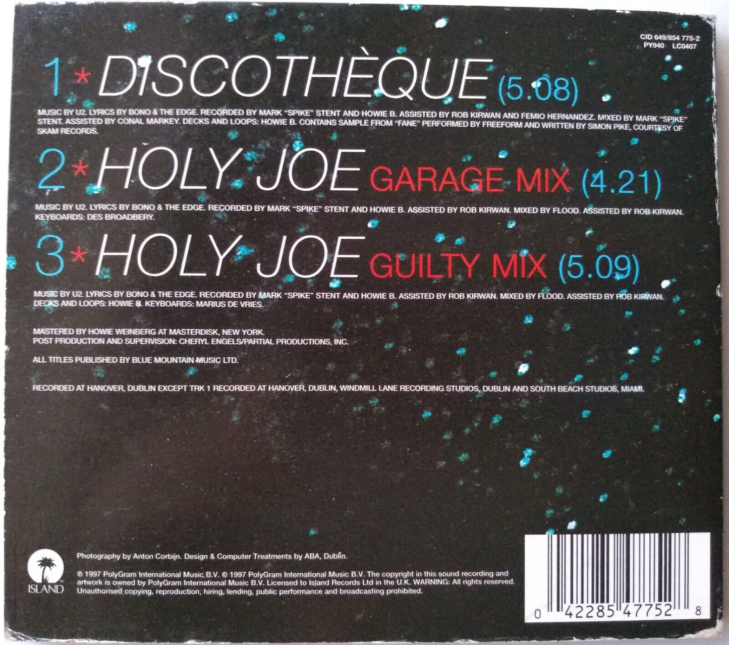 U2 - Discotheque (1997) CD Single