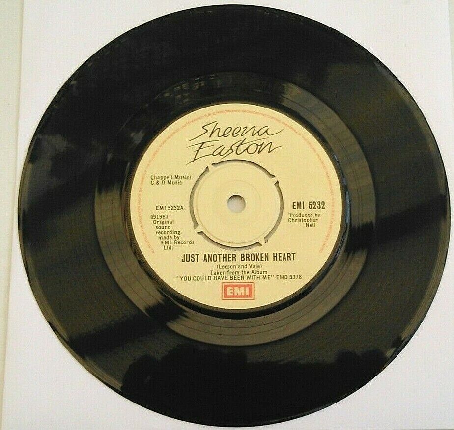 Sheena Easton - Just Another Broken Heart (EMI, 1981) 7" vinyl single VG/-