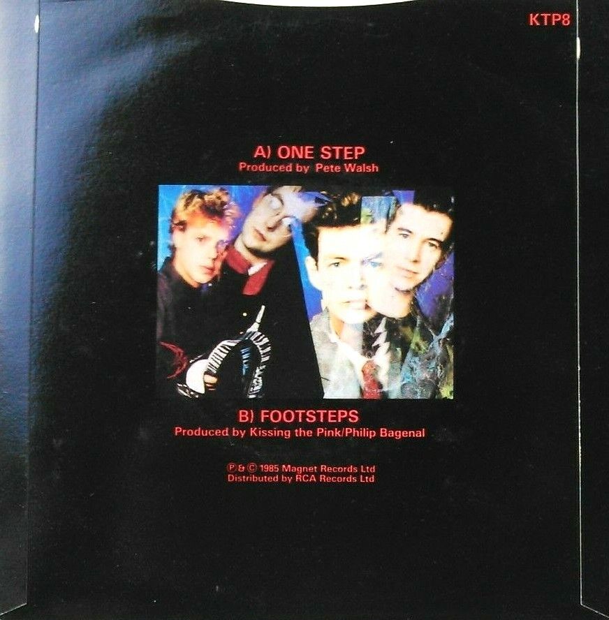 Kissing The Pink – One Step (Magnet, 1985) 7" vinyl P/S single VG/VG