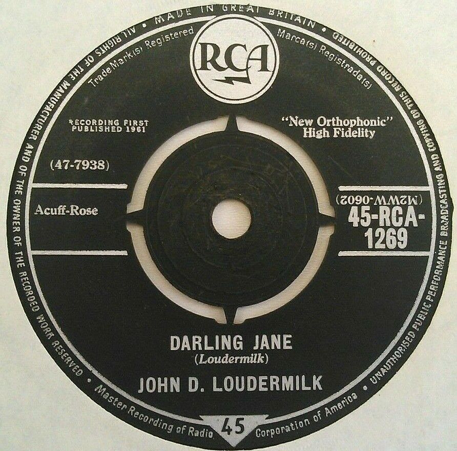 John D. Loudermilk - Language Of Love (RCA, 1961) 7" vinyl single VG/-