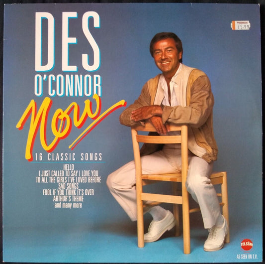 Des O'Connor - Now (Telstar 1984) 12" vinyl LP VG/VG