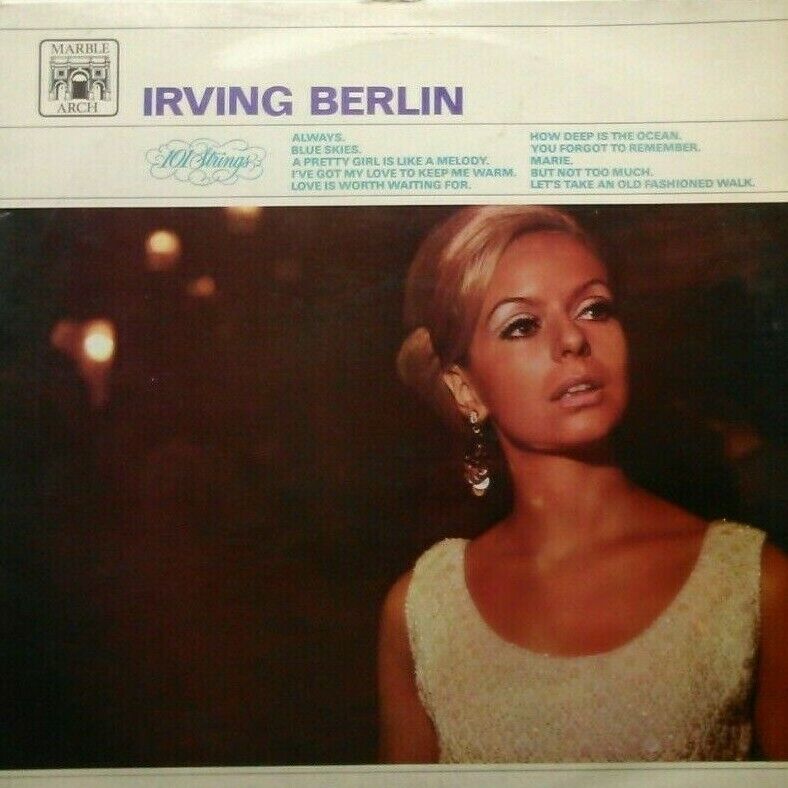 101 Strings ‎– Irving Berlin (Marble Arch, 1966) 12" vinyl LP VG/VG