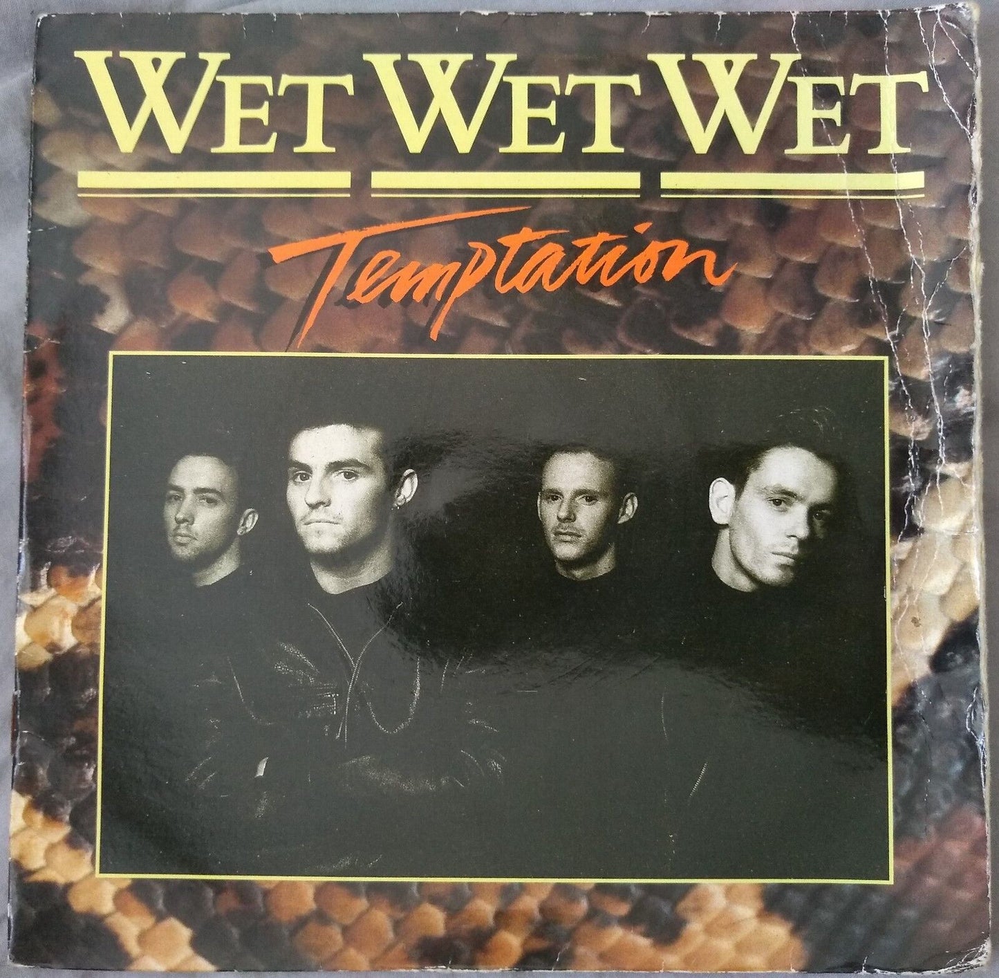 Wet Wet Wet - Temptation (1988) 7" vinyl single VG/- gatefold