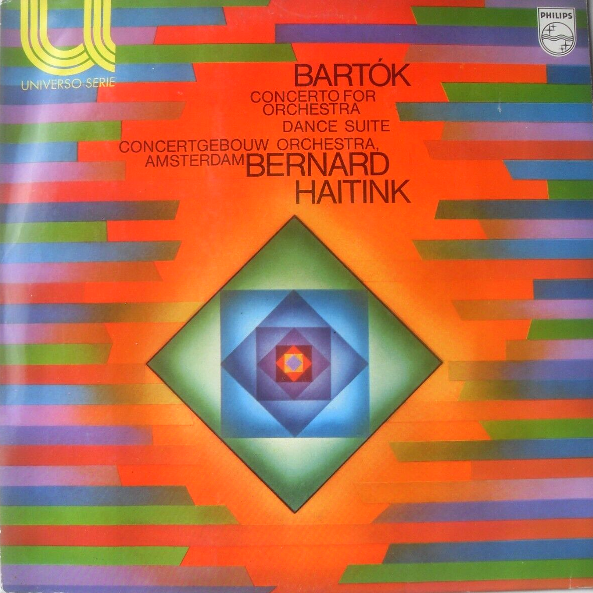 Bartok, Haitink - Concerto For Orchestra (Philips 1971) 12" vinyl LP VG/VG