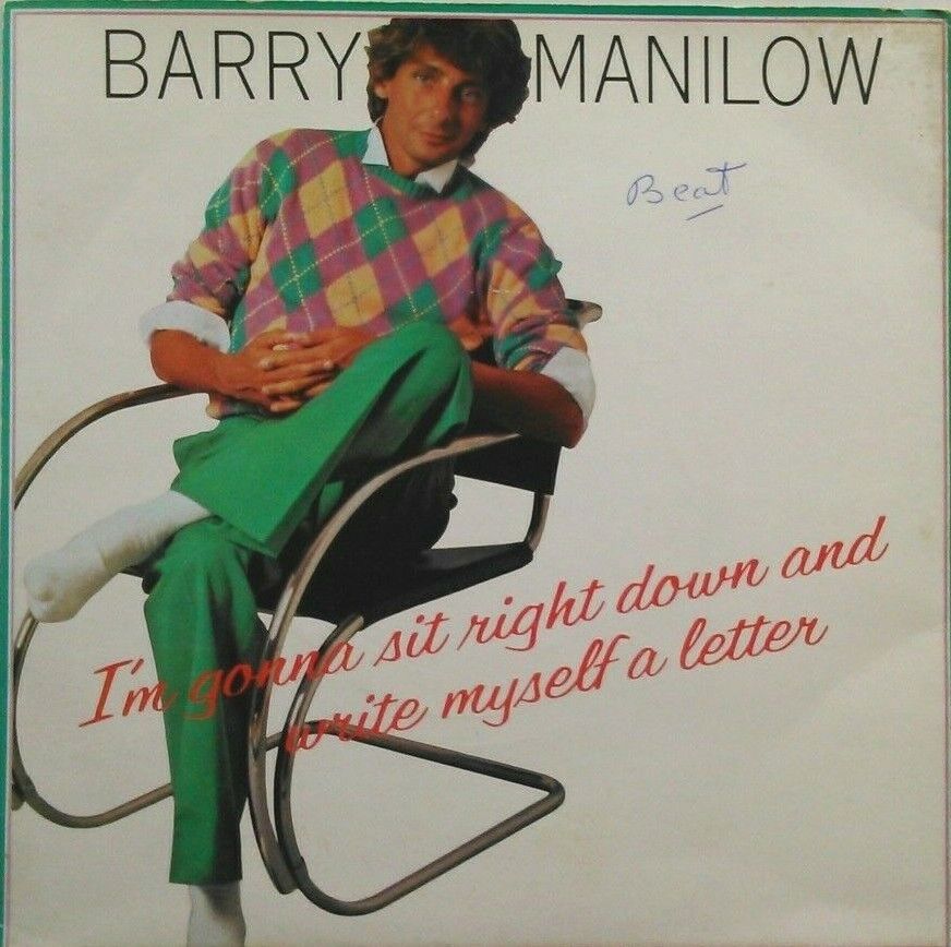 Barry Manilow - I'm Gonna Sit Right Down And Write Myself A Letter single VG/VG