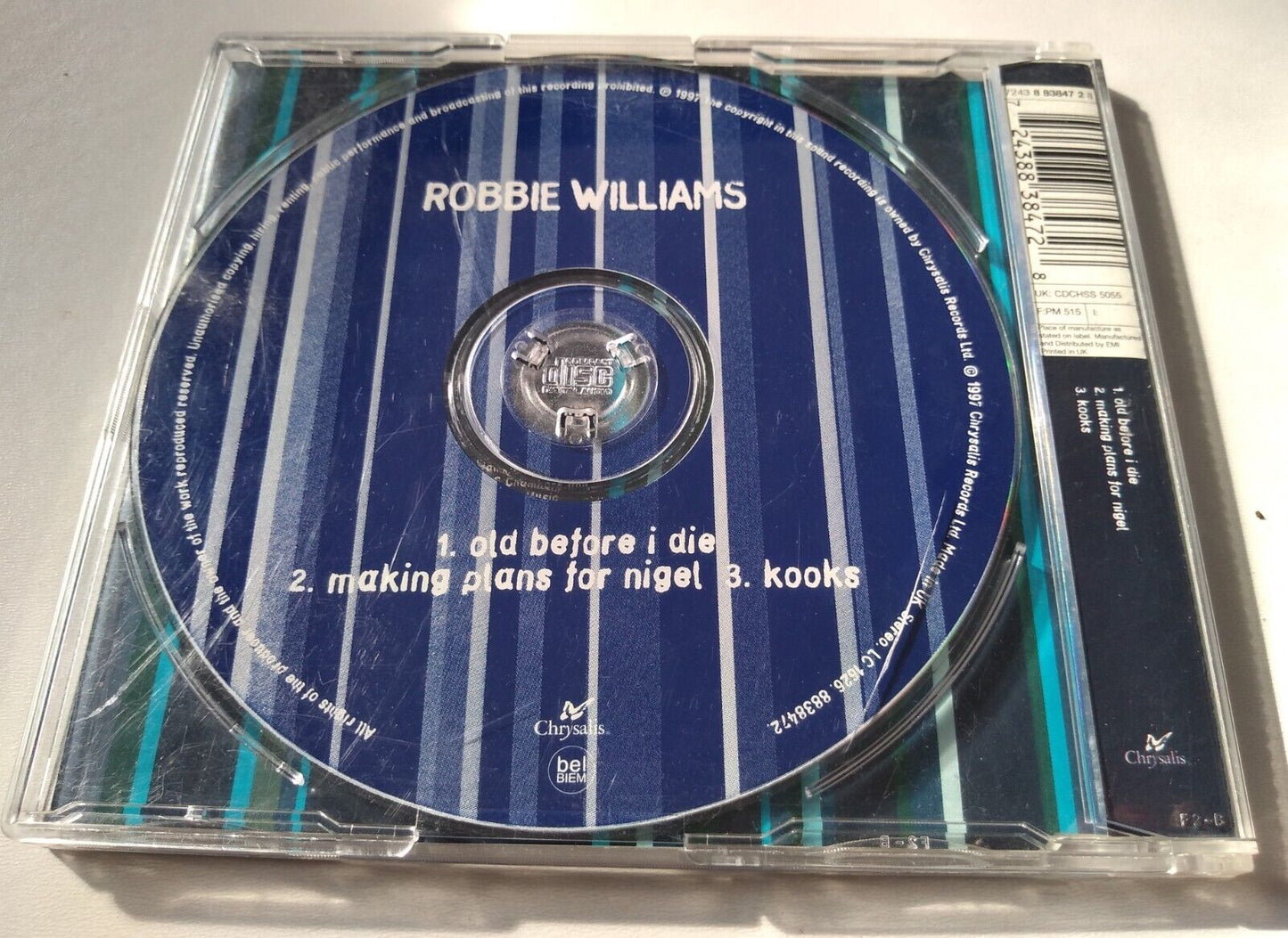 Robbie Williams - Old Before I Die (1997) CD single