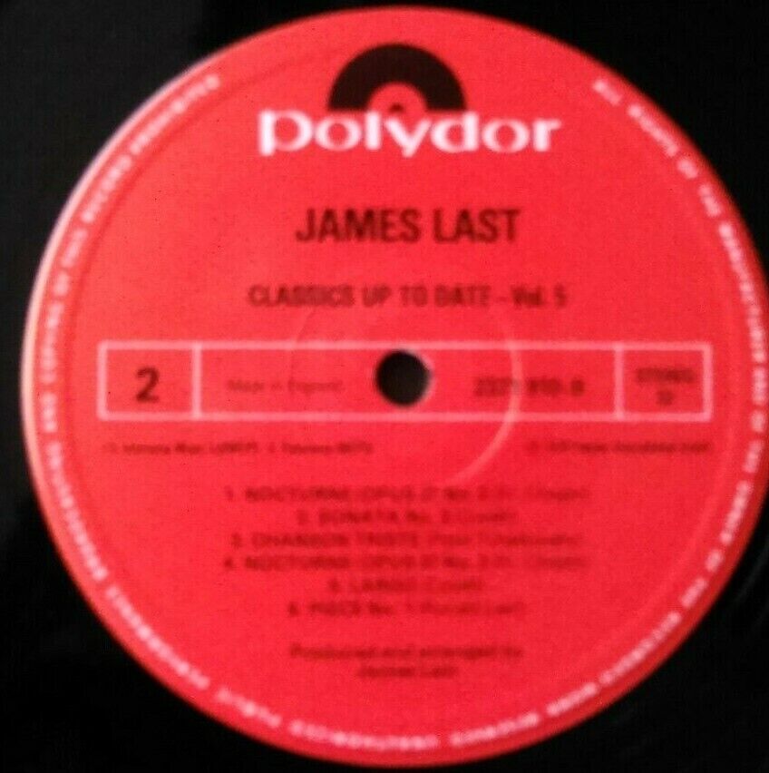 James Last – Classics Up To Date Vol. 5 (Polydor, 1978) 12" vinyl LP EX/VG