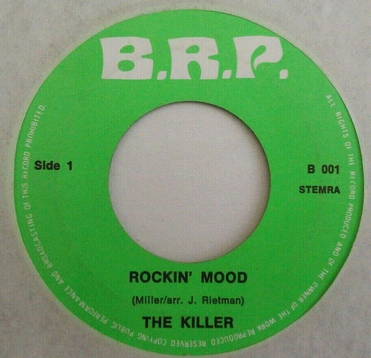 The Killer - Rockin' Mood (BRP, 1973) 7" vinyl single VG/- jukebox centre