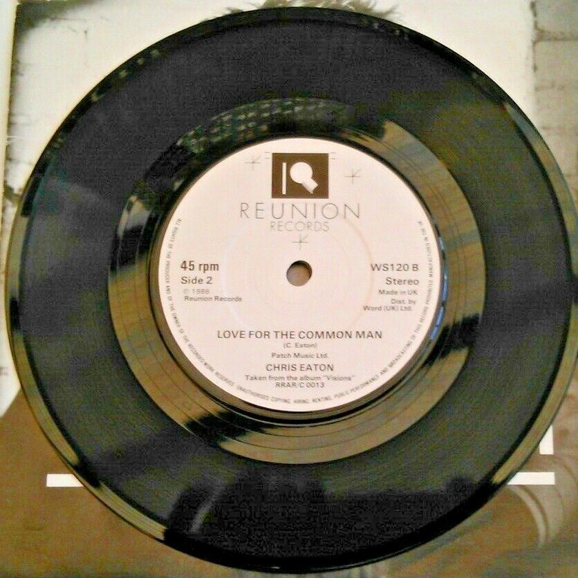 Chris Eaton - When My Heart Breaks (Reunion, 1986) 7" vinyl single VG/VG