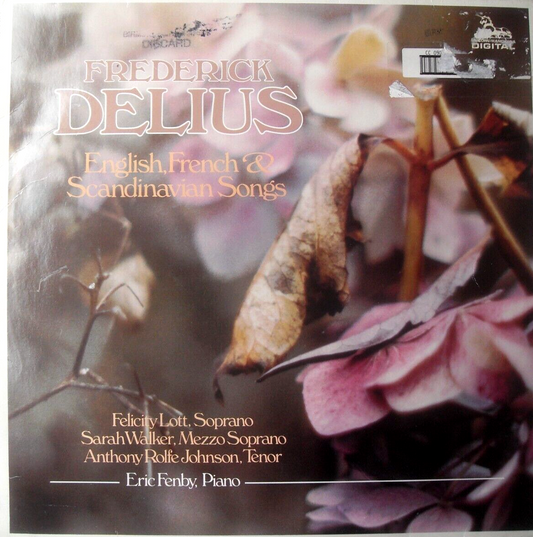 Delius - English, French & Scandinavian Songs (Unicorn-Kanchana) 12" vinyl VG/G+