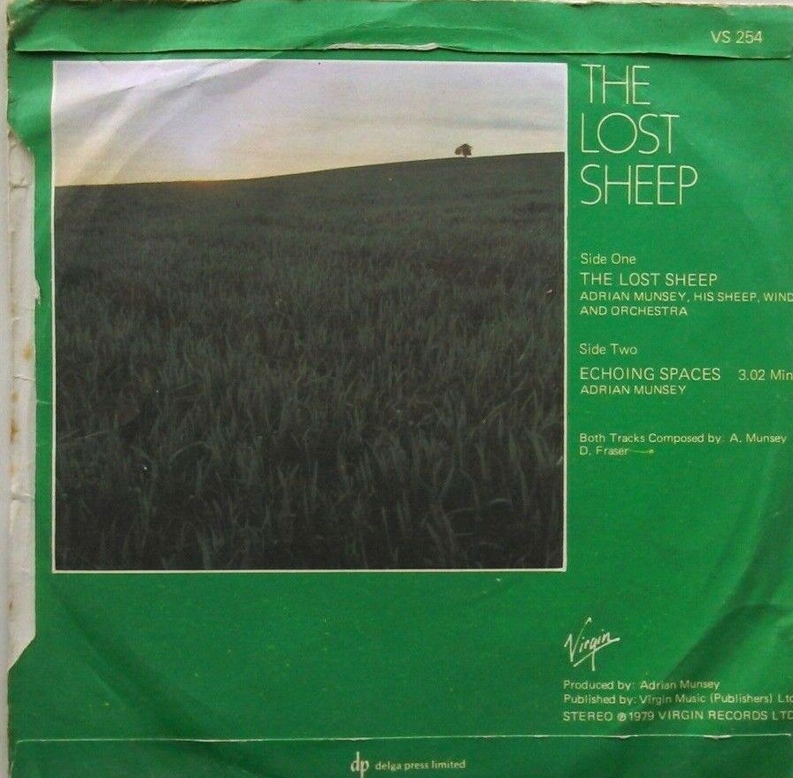 Adrian Munsey - The Lost Sheep (Virgin, 1979) 7" vinyl P/S single VG/G+