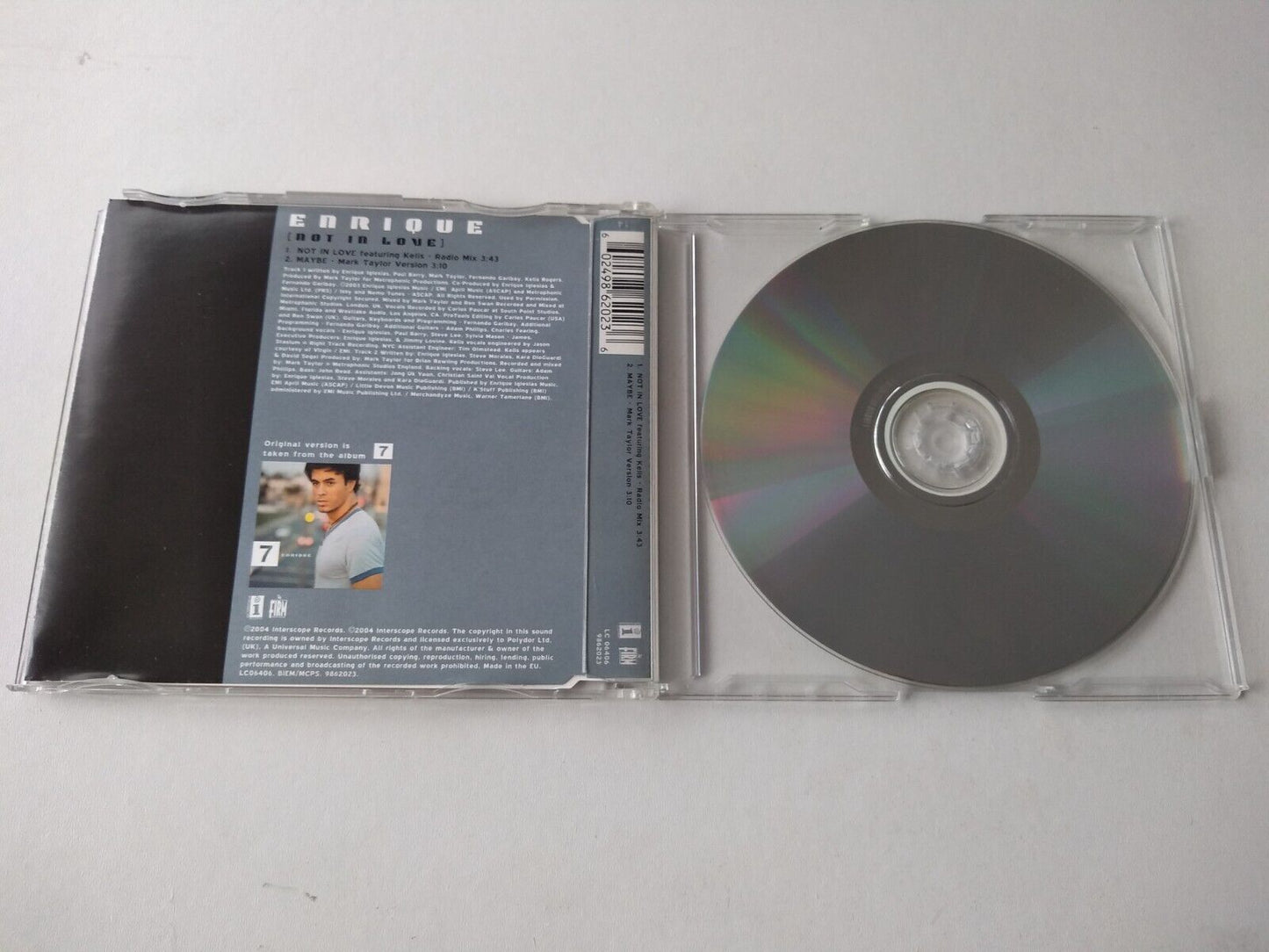 Enrique Iglesias - Not In Love (2004) CD1 single