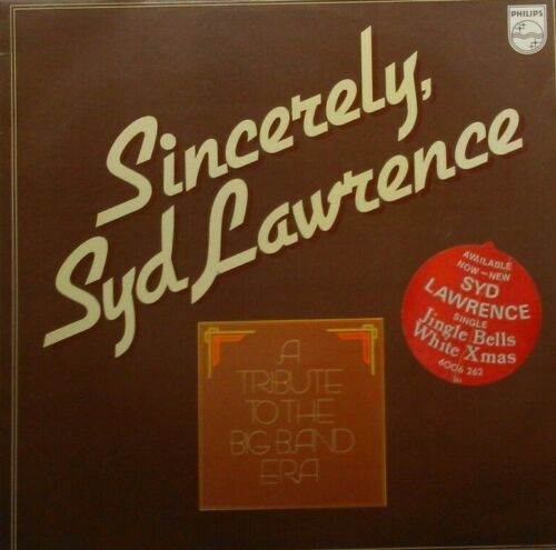 Sincerely Syd Lawrence - A Tribute To The Big Band Era (1972) 12" vinyl LP VG/VG