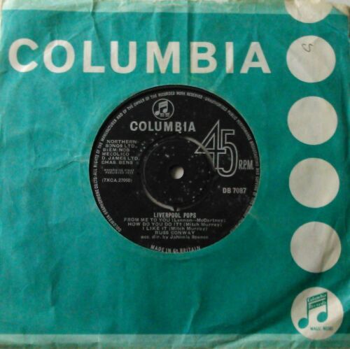 Russ Conway – Liverpool Pops (Columbia, 1963) 7" vinyl single VG/VG Beatles