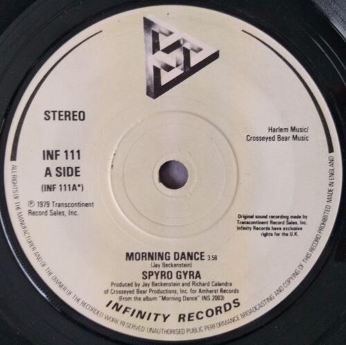 Spyro Gyra - Morning Dance (Infinity 1979) 7" vinyl single VG/-