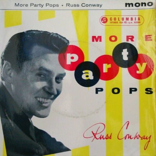 Russ Conway – More Party Pops (Columbia, 1959) 7" vinyl EP VG/VG