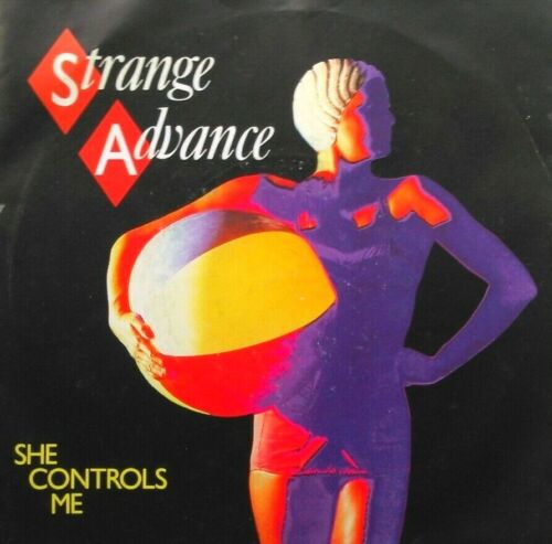 Strange Advance – She Controls Me (Capitol, 1983) 7" vinyl P/S single VG/VG