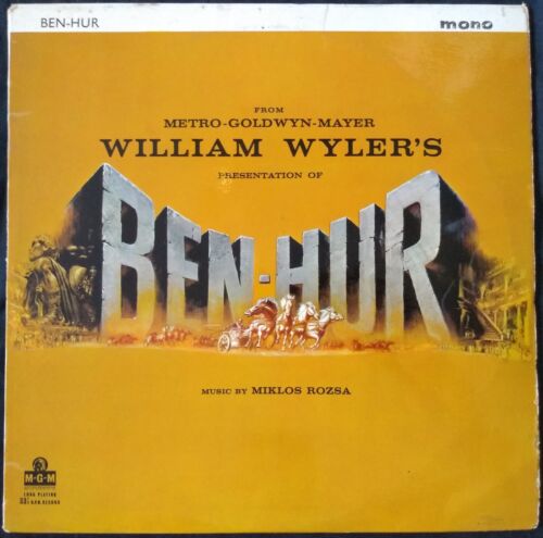 Miklos Rozsa - Ben-Hur (Original Motion Picture Soundtrack) 12" vinyl LP VG/VG