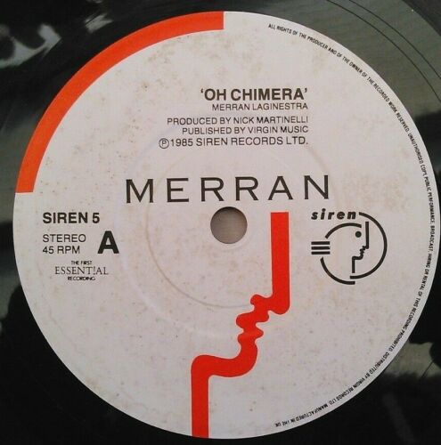 Merran - Oh Chimera (Siren, 1985) 7" vinyl single VG/-