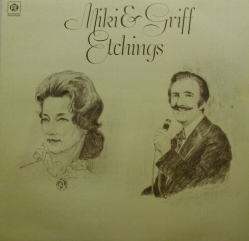 Miki & Griff – Etchings (Pye, 1977) 12" vinyl LP VG/VG