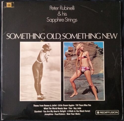 Peter Rubinelli & His Sapphire Strings – Something Old, Something New 12" LP VG