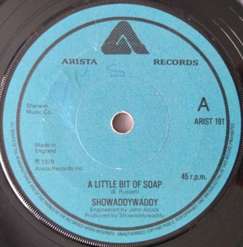 Showaddywaddy - A Little Bit Of Soap (Arista 1978) 7" vinyl single VG/-