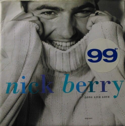 Nick Berry – Long Live Love (Columbia, 1992) 7" vinyl single VG/VG posterbag