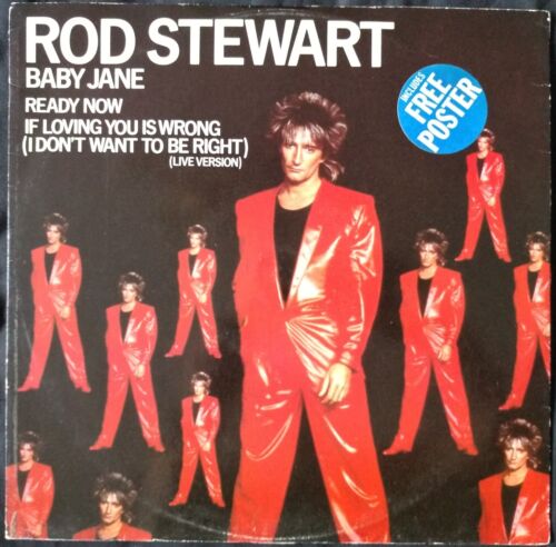 Rod Stewart - Baby Jane (WB 1983) 12" vinyl single VG/VG