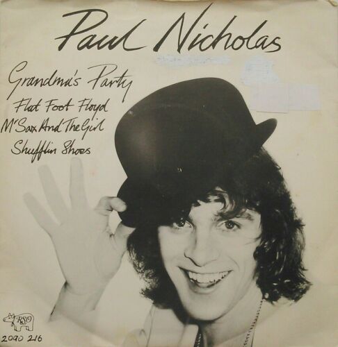 Paul Nicholas - Grandma's Party (RSO, 1976) 7" vinyl EP VG/G+