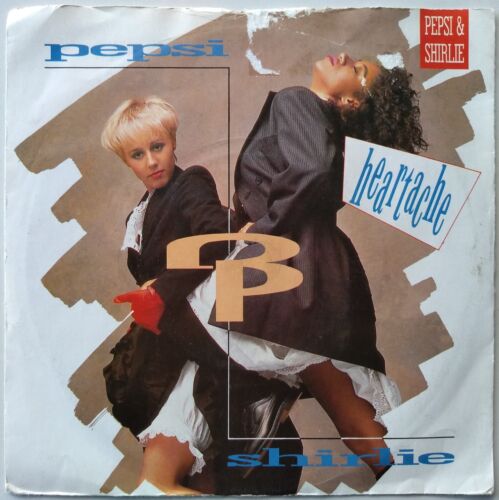 Pepsi & Shirlie - Heartache (Polydor 1986) 7" vinyl single VG/G+