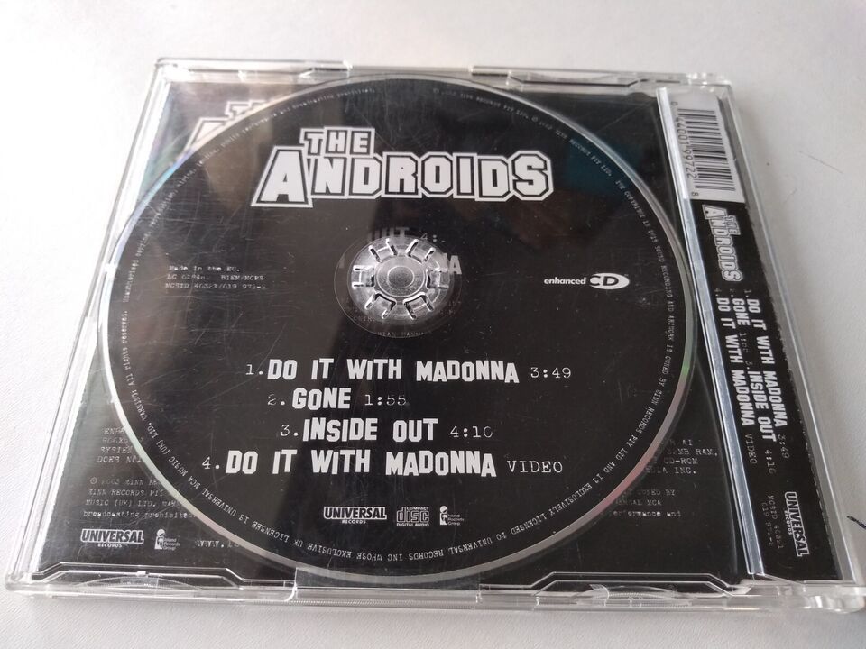 The Androids - Do It With Madonna (2003) CD single