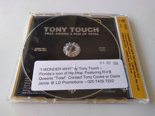 Tony Touch Feat. Total ‎– I Wonder Why? (He's The Greatest DJ) (2000) CD promo