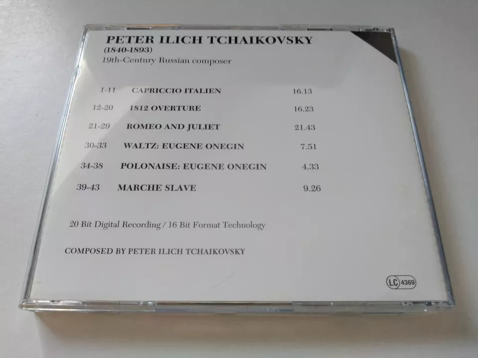 Tchaikovsky, RPO - Capriccio Italien (Bruton 1994) CD album