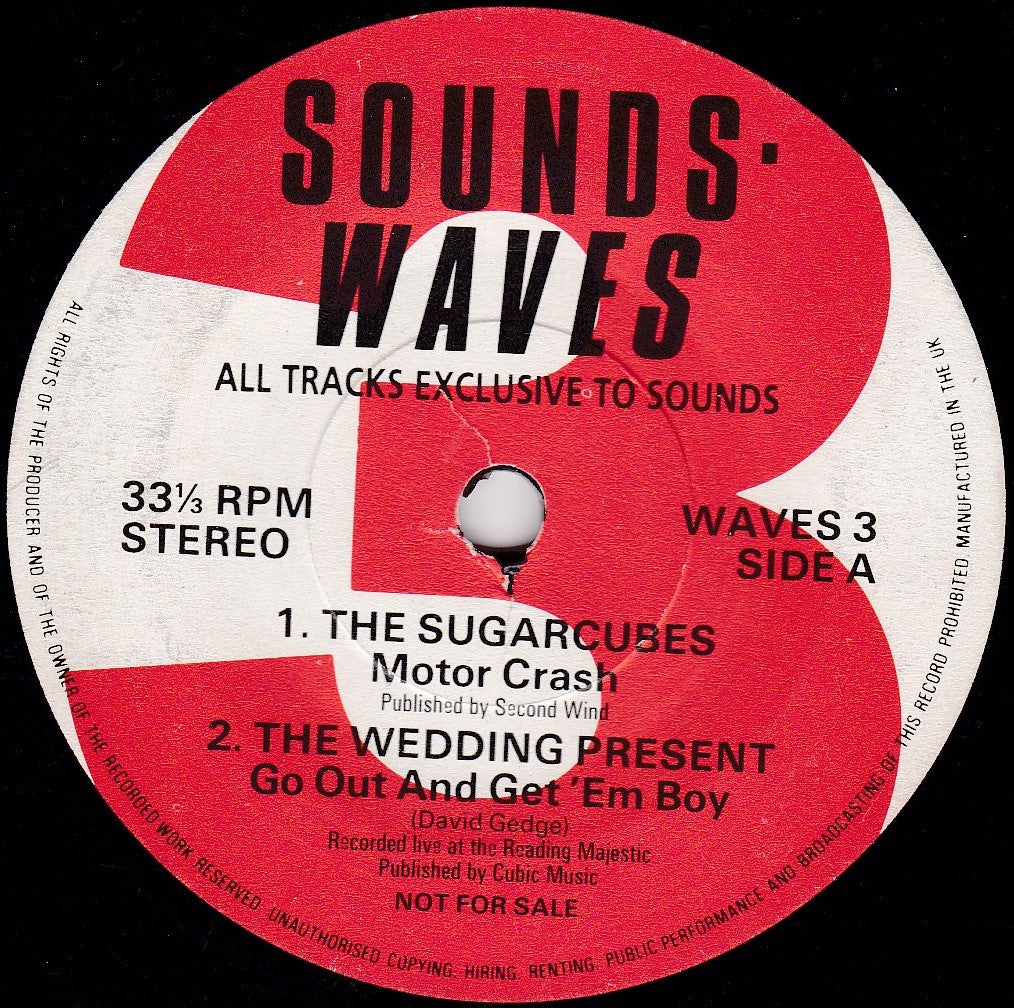 Various – Sounds - Waves 3 (1988) 7" vinyl EP G+/- 33rpm