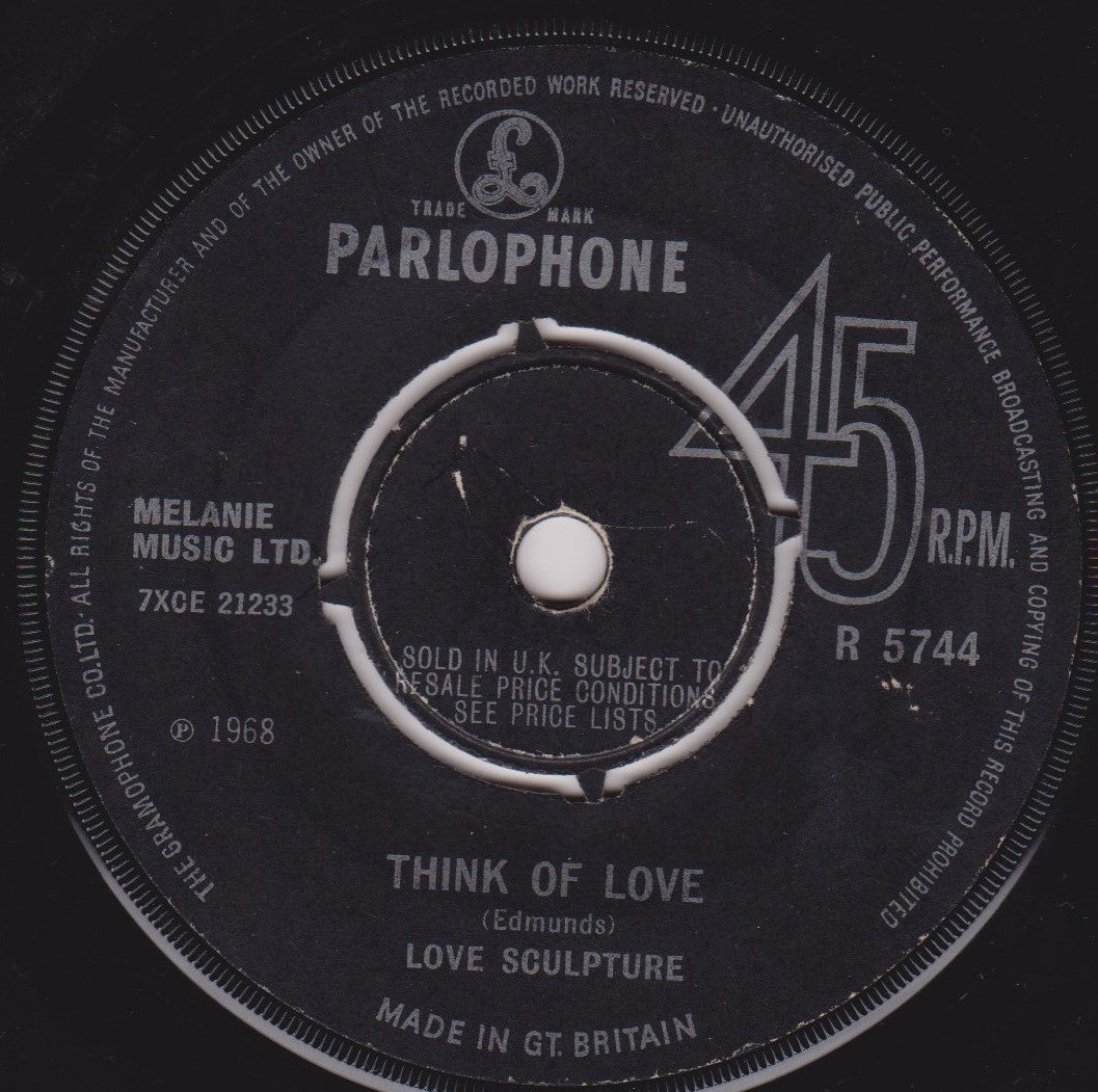 Love Sculpture – Sabre Dance (Parlophone 1968) 7" vinyl single VG/-