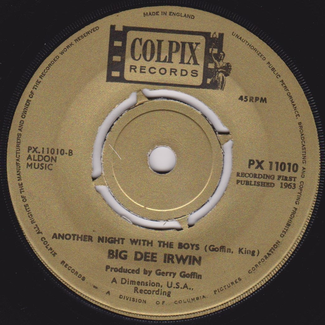 Big Dee Irwin – Swinging On A Star (Colpix 1963) 7" vinyl single VG/-