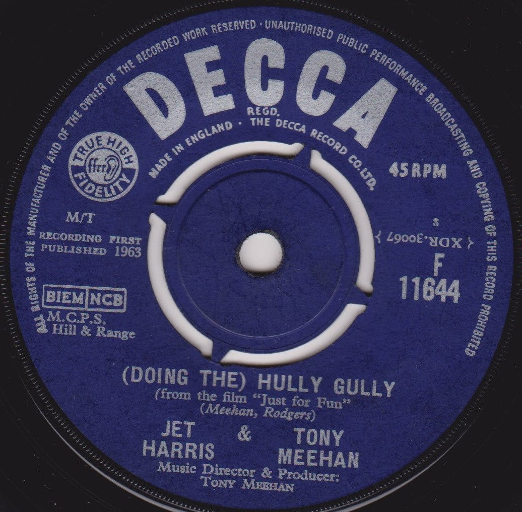 Jet Harris & Tony Meehan – Scarlet O'Hara (Decca 1963) 7" vinyl single VG/-