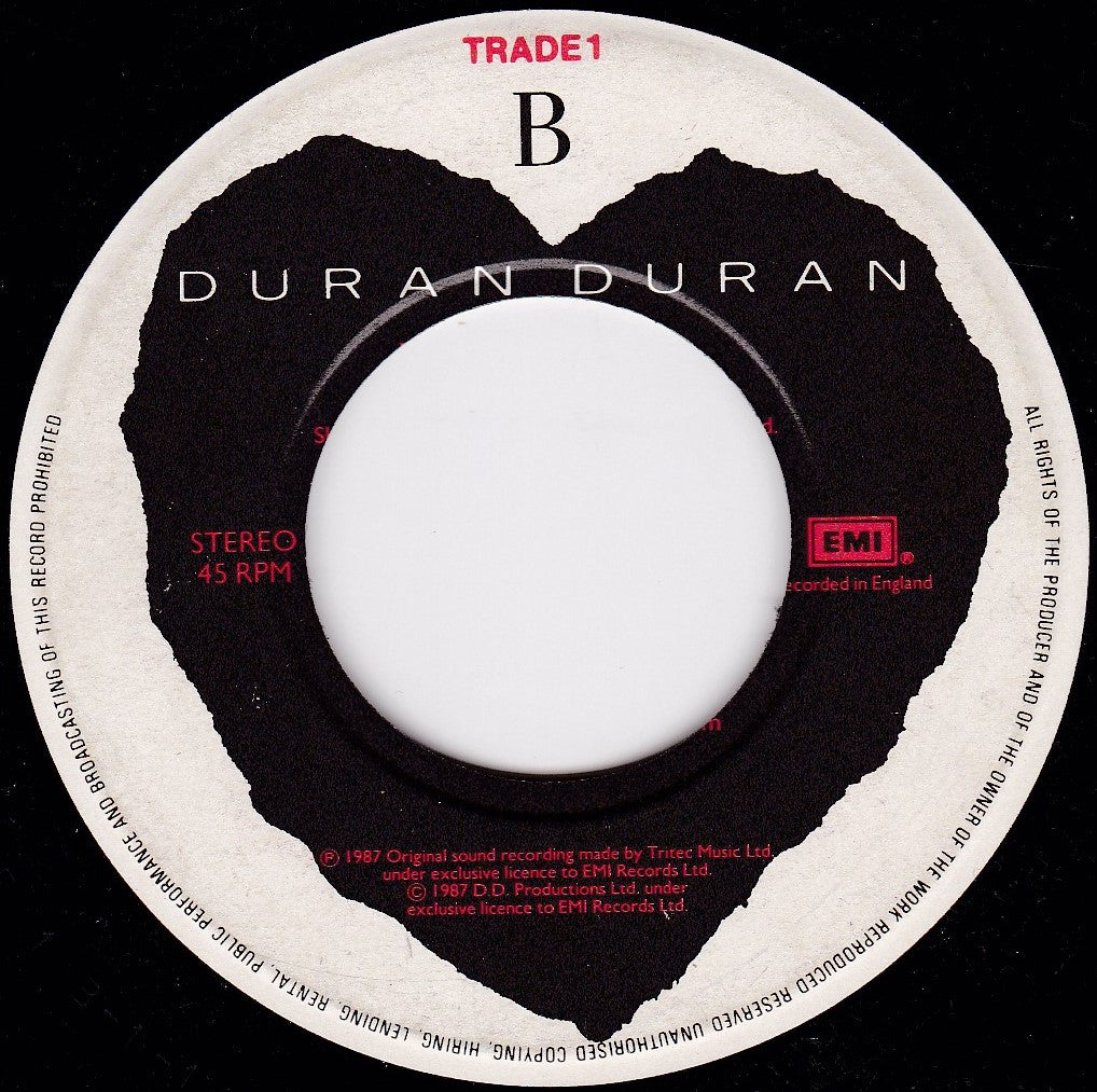 Duran Duran - Skin Trade (EMI 1987) 7" vinyl single G+/- jukebox centre