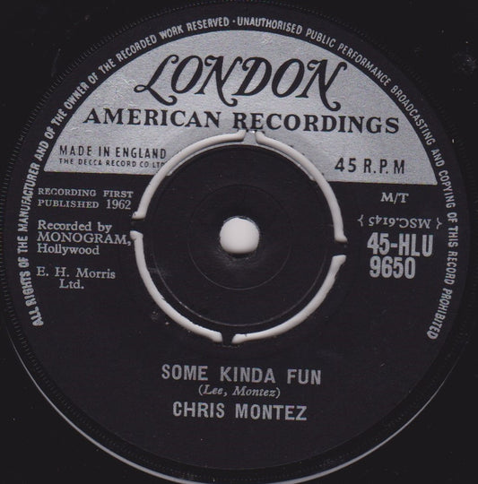 Chris Montez – Some Kinda Fun (London 1963) 7" vinyl single VG/-