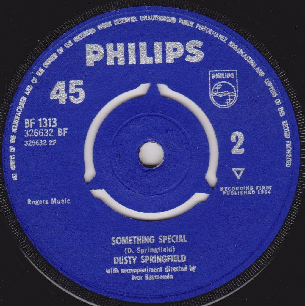 Dusty Springfield ‎– Stay Awhile (Philips 1964) 7" vinyl single VG/-