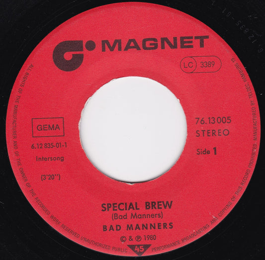 Bad Manners – Special Brew (Magnet 1980) 7" vinyl single G+/-  German import