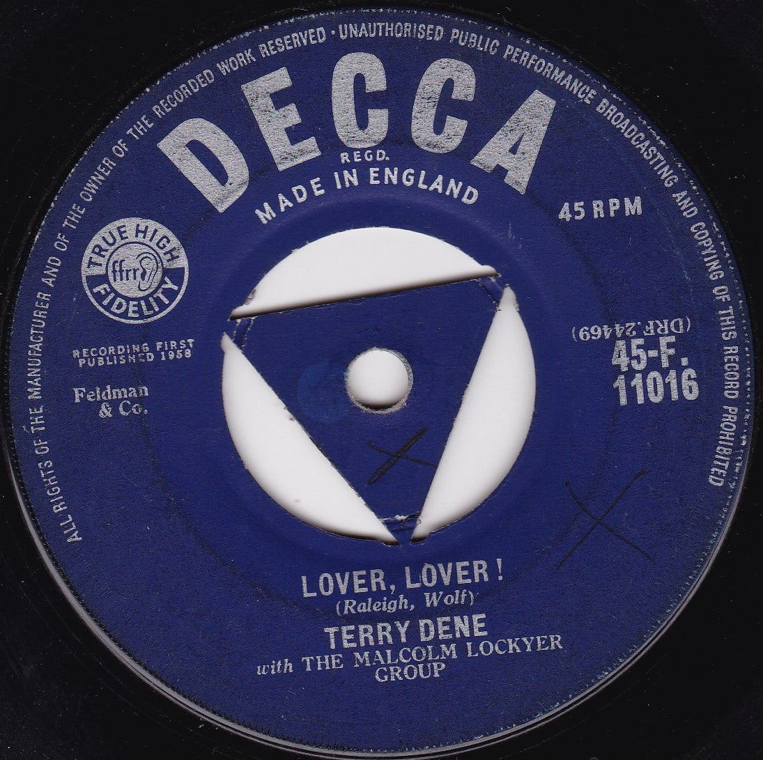 Terry Dene – Stairway Of Love (Decca 1958) 7" vinyl single G+/-